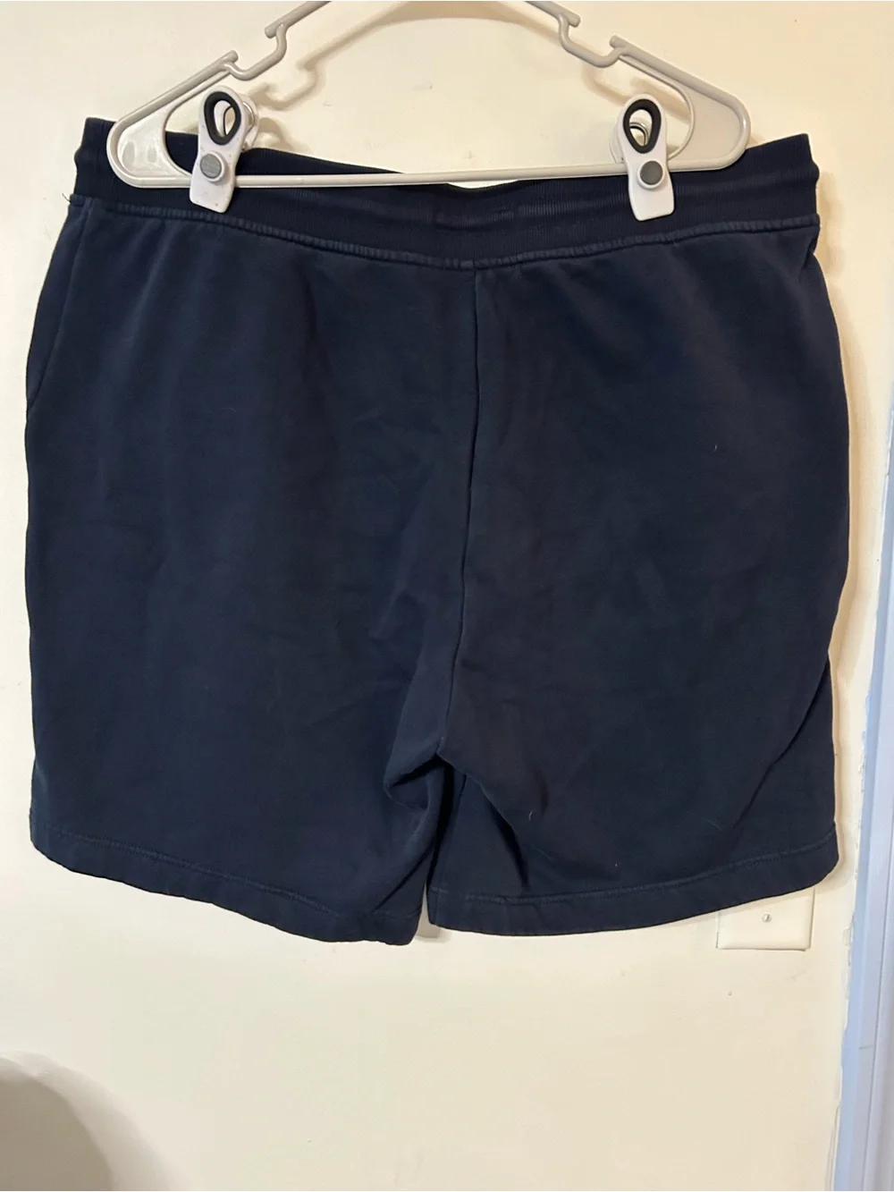 Tommy Hilfiger Navy Athletic Drawstring Shorts with White Logo